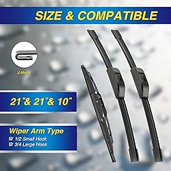 5 PLUS® Silicone Windshield Wipers Replacement for