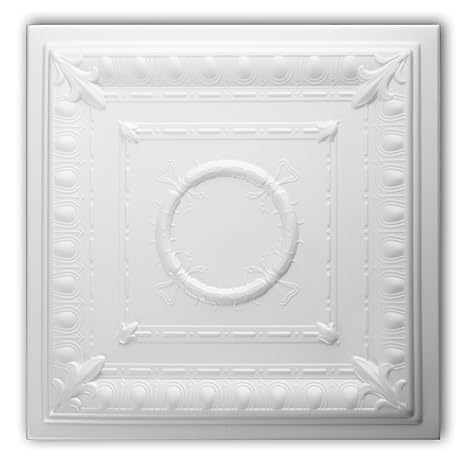 Polystyrene Foam Ceiling Tiles 08116 Pack 80 Pcs 20 Sqm White
