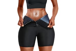 BXVX Sauna Sweat Short Pants Suits for Women High Waist Slimming Shorts Compression Thermo Workout Body Shaper Thighs