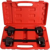 CARTMAN 11.5in Strut Spring Compressor Tool | Forged Hooks, Hardened Center Screws, 3/4 in Hex, Fits 1/2 in Drive, Compresses Coil Springs for Strut Service