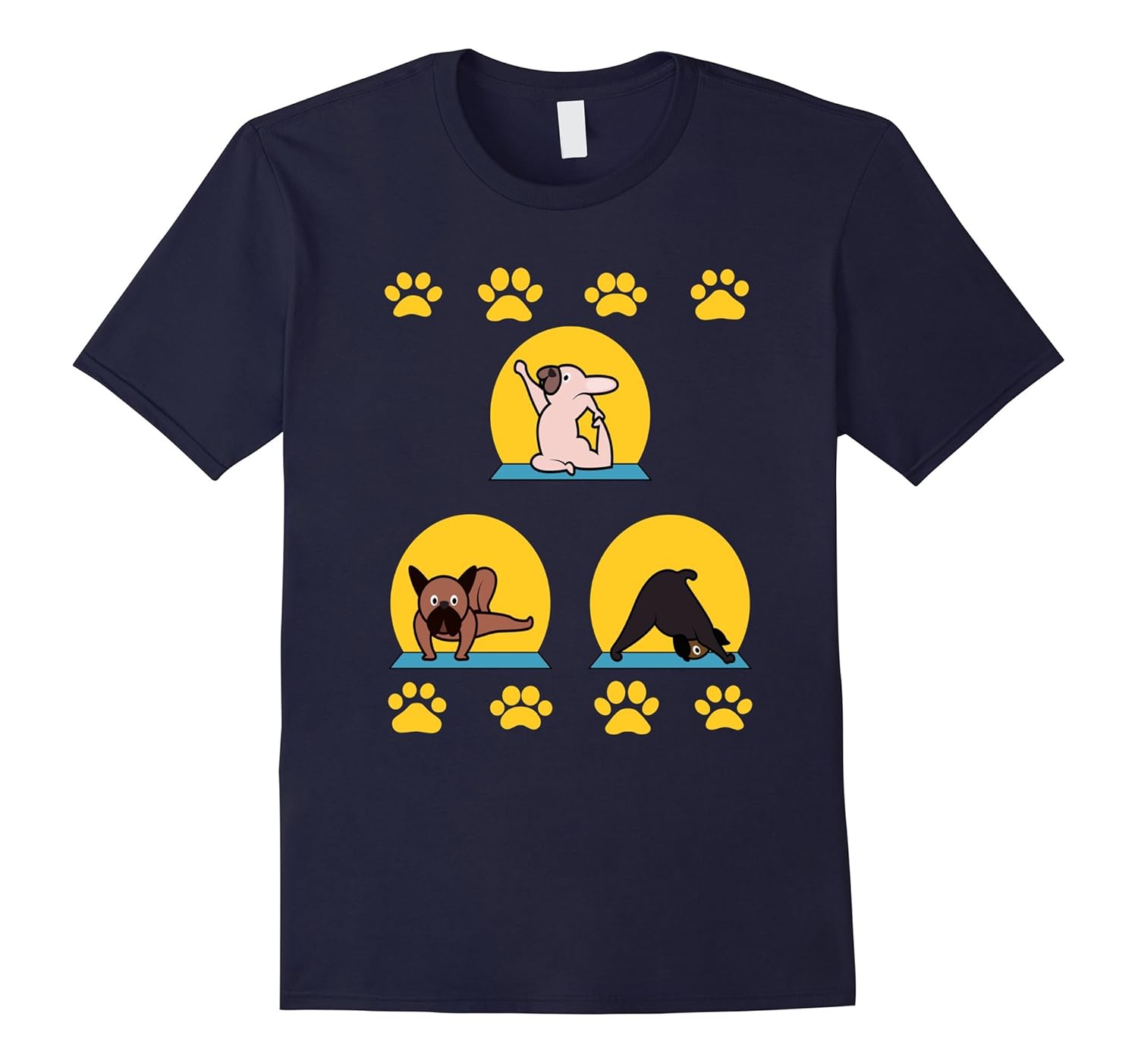 Funny Yoga Dog T-shirt Pet Zoo Farm Animal Fitness Quote-ANZ