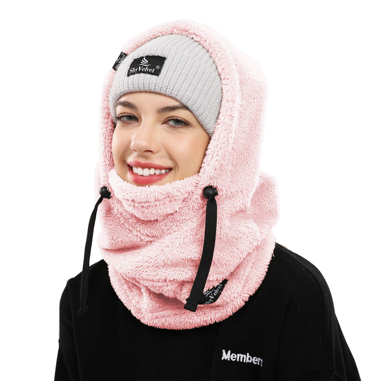 Shy Velvet Balaclava Wind-Resistant Winter Face