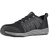 Reebok Work Men's Astroride Work Black and Dark Grey Steel Toe Shoe