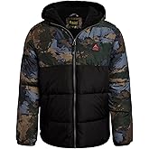 iXtreme Boys Puffer Jacket - Wind and Water Resistant Warm Outerwear Boys Winter Coat with Polar Fleece Lining