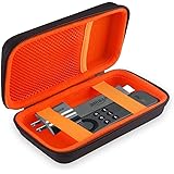 BOVKE Hard PU Shockproof Carrying Case for Amazon Fire TV Stick, Black