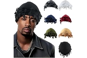 Gturytr Turban for Men Vintage Twist Head Wraps Durag Satin Lined Halo Turban for WoMen Modal and Satin Turban Scarf Tie