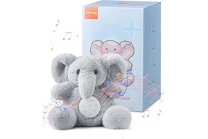 Dreamegg Baby Sleep Soother - White Noise Machine with Recording, 21 Soothing Sounds, Child Lock, Skin-friendly & Washable, U