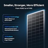 Renogy 200W N-Type Solar Panel 24V 25% High-Efficiency PV Module for RV Marine view 2