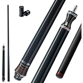 KONLLEN Carbon Fiber Jump Cue 13.9mm Hard Tip 42 Inch 10oz Lightweight | Controlled Jump Performance, Foam-Filled Core, Quick Joint Design, Stable Energy Transfer, Portable Carry Design
