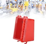 Fockety Lockout Tagout Lock Box 8 Positions Key Station Wall Mount Transparent view 3
