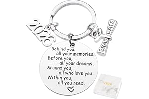 Class of 2026 Graduation Keychain, Senior 2026 Graduation Gifts, Inspirational Gifts for College High School Graduation