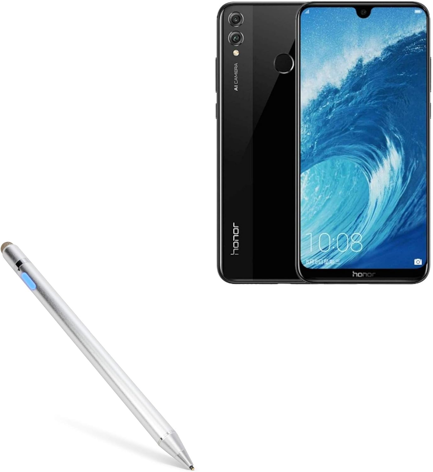 Amazon Com Boxwave Stylus Pen For Huawei Honor 8x Max Accupoint Active Stylus Electronic Stylus With Ultra Fine Tip For Huawei Honor 8x Max Metallic Silver Computers Accessories