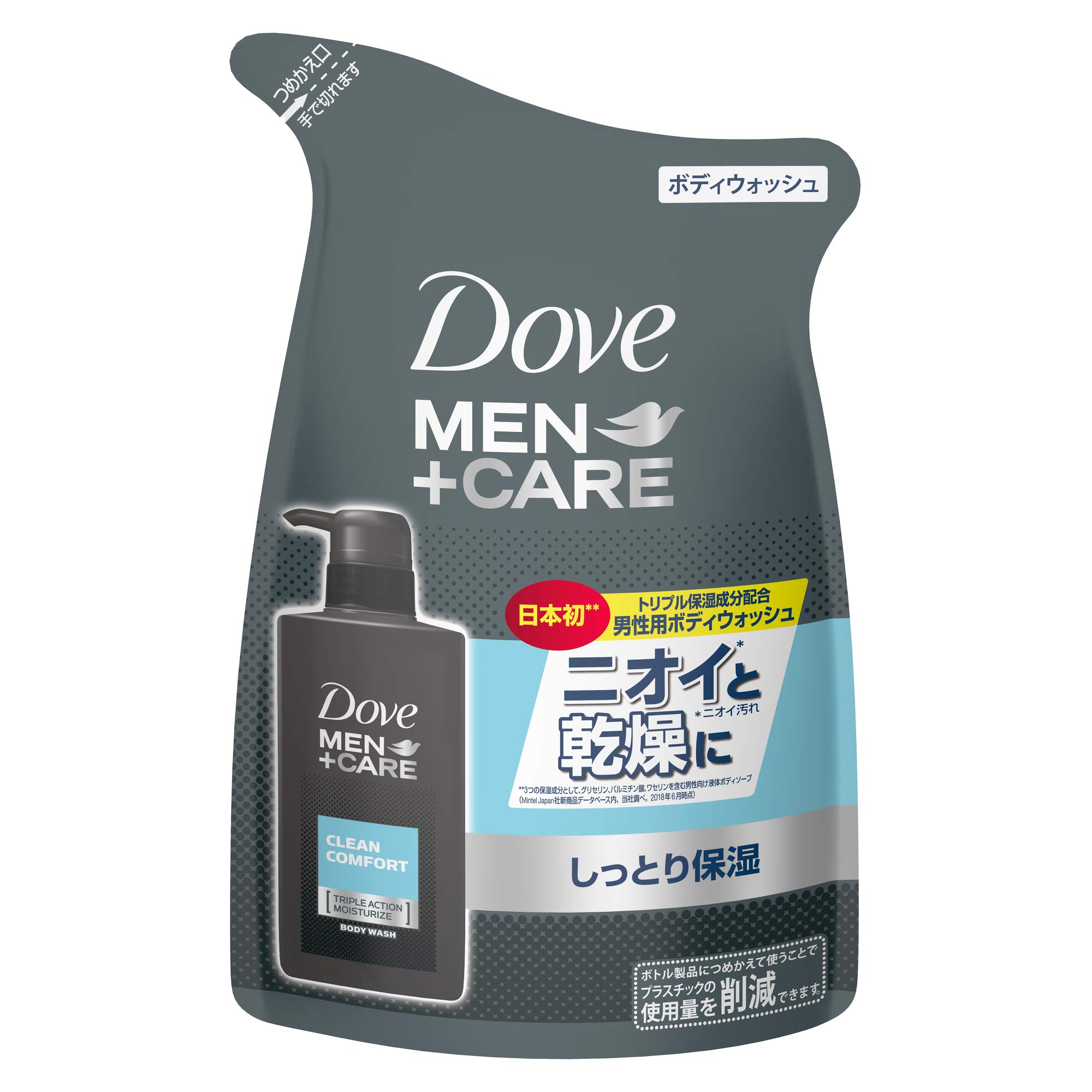 Dove ダヴメン+ケア ボディウォッシュ クリーンコンフォート つめかえ用 320gの商品画像