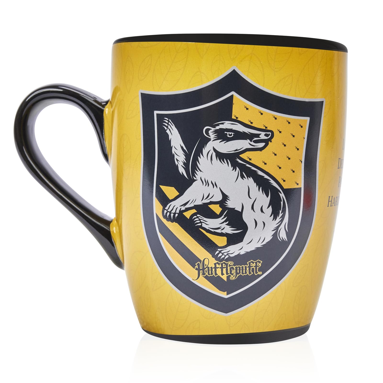 WOW! STUFF Harry Potter Sorting Hat Mug - Hufflepuff | Heat Reveals Your Hidden Hogwarts House | Pour in Your Hot Drink to See Your House | Official Harry Potter Licensed Mug