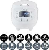Yum Asia Panda Mini Rice Cooker 3.5 Cup Ninja Ceramic Bowl 220-240V Arctic White view 2