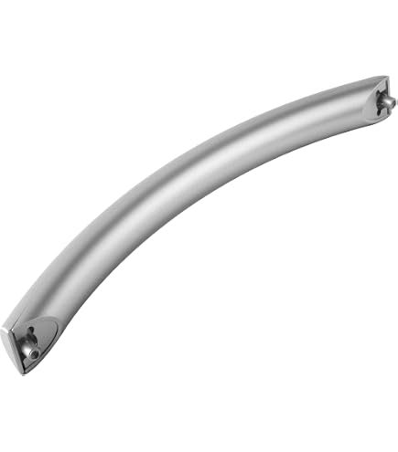 Manija De Puerta De Repuesto Para Microondas Whirlpool - Modelo W10210887, Color Plateado