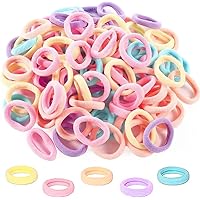 200 Pcs Baby Hair Ties, Toddler Hair Elastics Kids Seamless Elastic Hair Bands Kids Hair Ties Mini Ponytail Holders for Girls