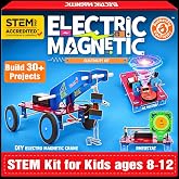 Butterfly EduFields 30in1 STEM Science Projects Kit for Kids Ages 8-10-12 | 30 STEM science projects with electricity and magnetism for kids ages 8-10 8-12, building engineering Kit For Boys and Girls