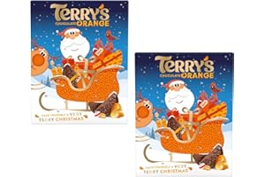 Terry's Chocolate Oranges Advent Calendar - Pack of 2 - Delicious Tasting Treats and Fun for the Whole Family - Have Yourself a Very Terry Christmas