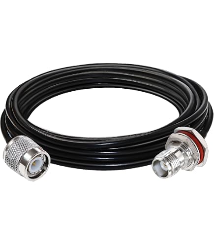LMR195 TNC Male To TNC Male Coaxial RF Cable - Made In USA, Various Lengths