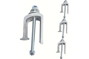 AMERICANGASLOGS High strength aluminum (4 Pack) Easy Mount - Truck Tool Box Clamps - Aluminum Tie Downs