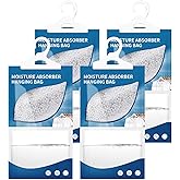 Moisture Absorber Packets 4 Pack Hanging Humidity Absorbers Closet Dehumidifier Bags Fragrance Free for Closet Basement (230g