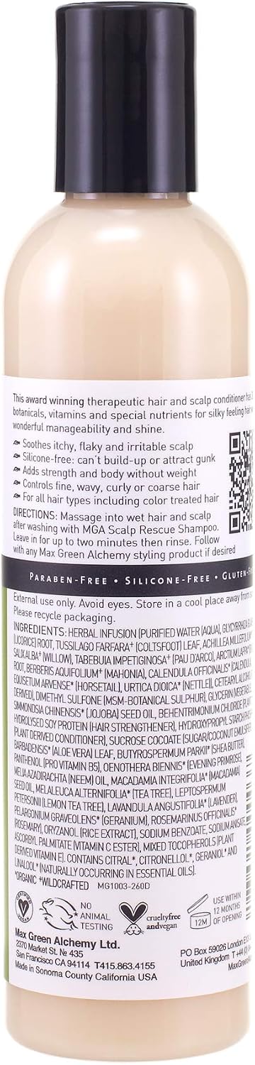 MGA Vegan Hair Conditioner - Organic Formula Leave In Conditioner for Healthy Hair, 260 ml (Pack of 1) - Image 3
