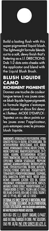 e.l.f. Camo Liquid Blush Coral Crush Long-Lasting High-Pigment view 6