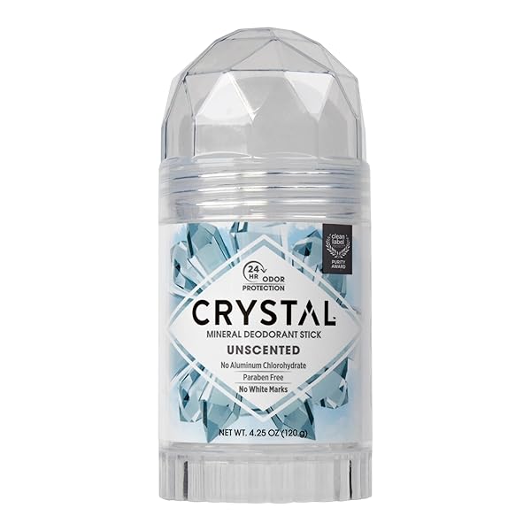 CRYSTAL DEODORANT STICK (30003), UNSCENTED, 4.25 OUNCE