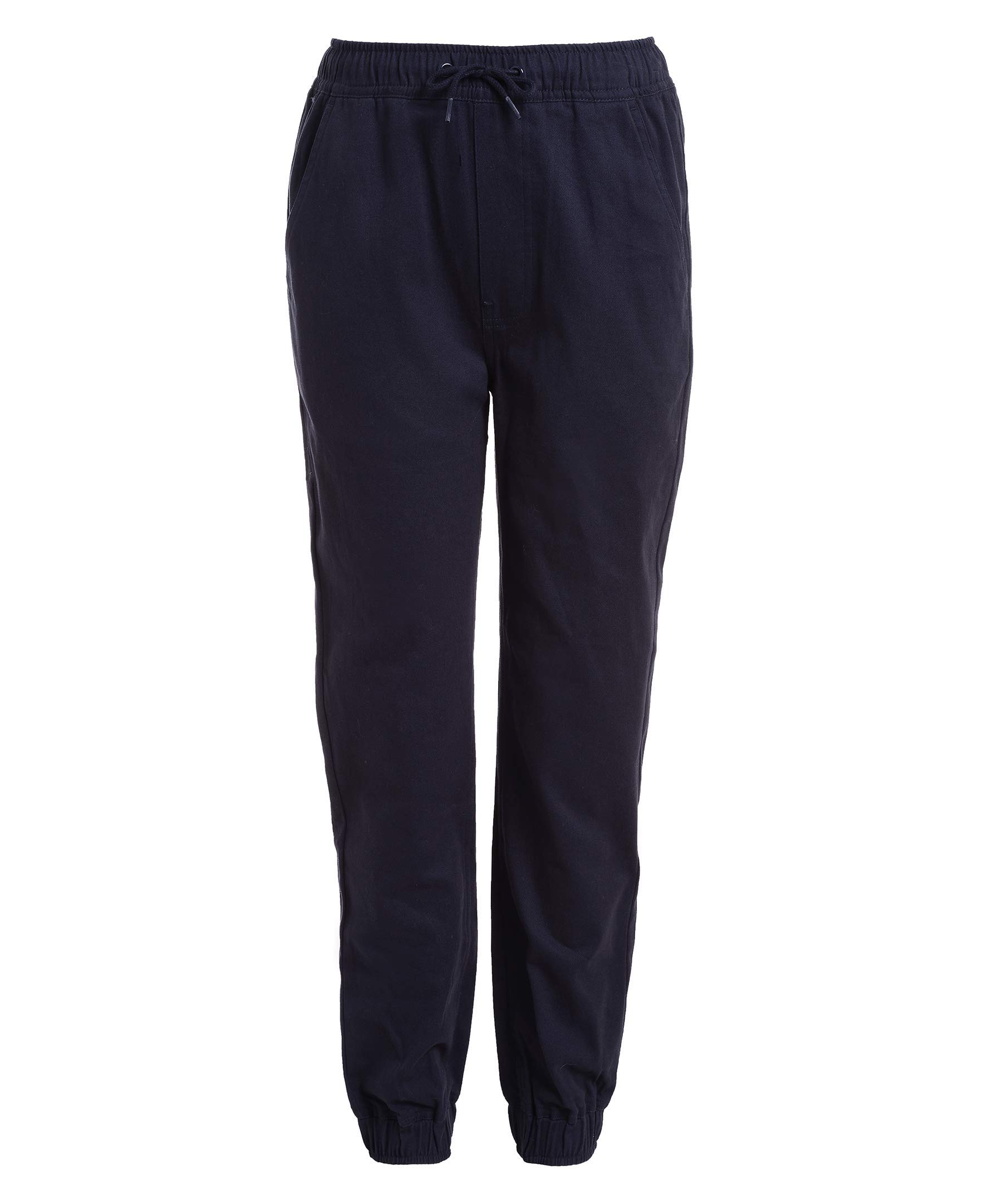 Photo 1 of Nautica Boys' School Uniform Jogger Pant, Evan Navy, Large(14/16)