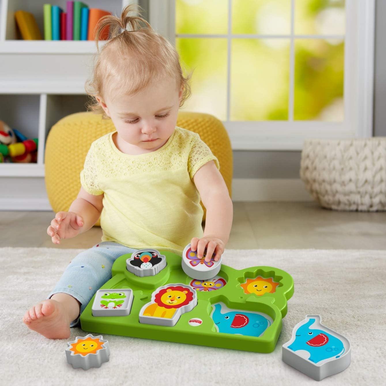 fisher price jungle animal puzzle