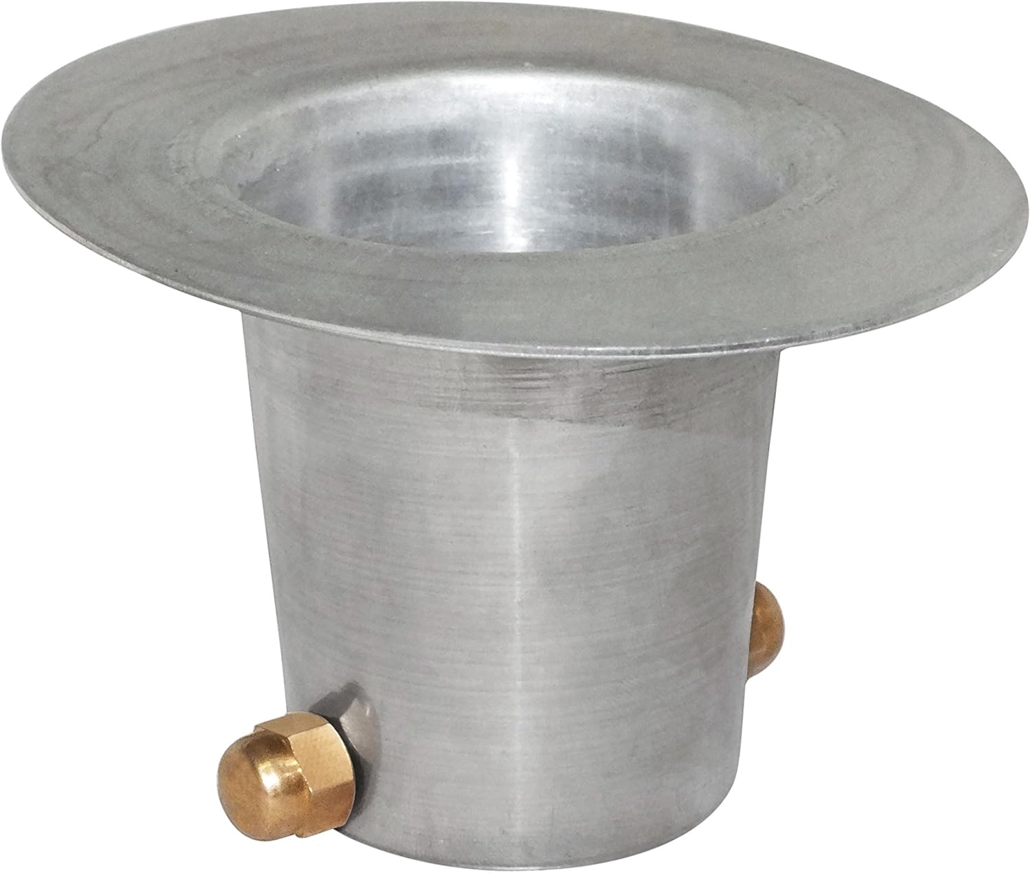 Monarch Rain Chains Aluminum Gutter Adaptor with Brass Bolt for Rain