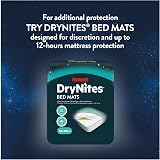 Huggies DryNites Girls Pyjama Pants 4-7 Years 17-30 kg 30 Pack Night Nappies view 8