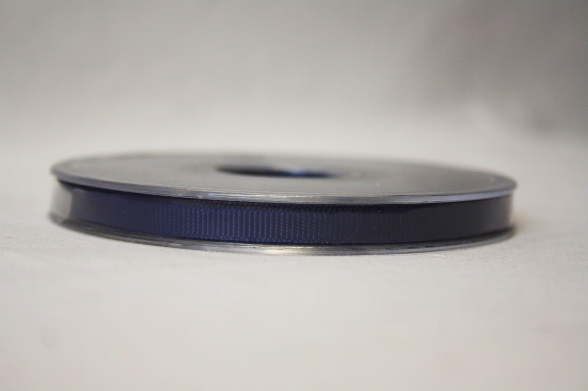 6mm x 20m Grosgrain Ribbon-Navy Blue