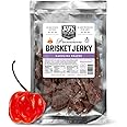 J&K Jerky Carolina Reaper Beef Brisket Jerky - Small Batch American Made Slab Beef Jerky's Spicy and Savory Snack with a Kick - Bold & Flavorful Snack! - 7oz Big Bag of Jerky's