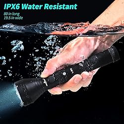 PEETPEN Rechargeable Tactical Flashlight High