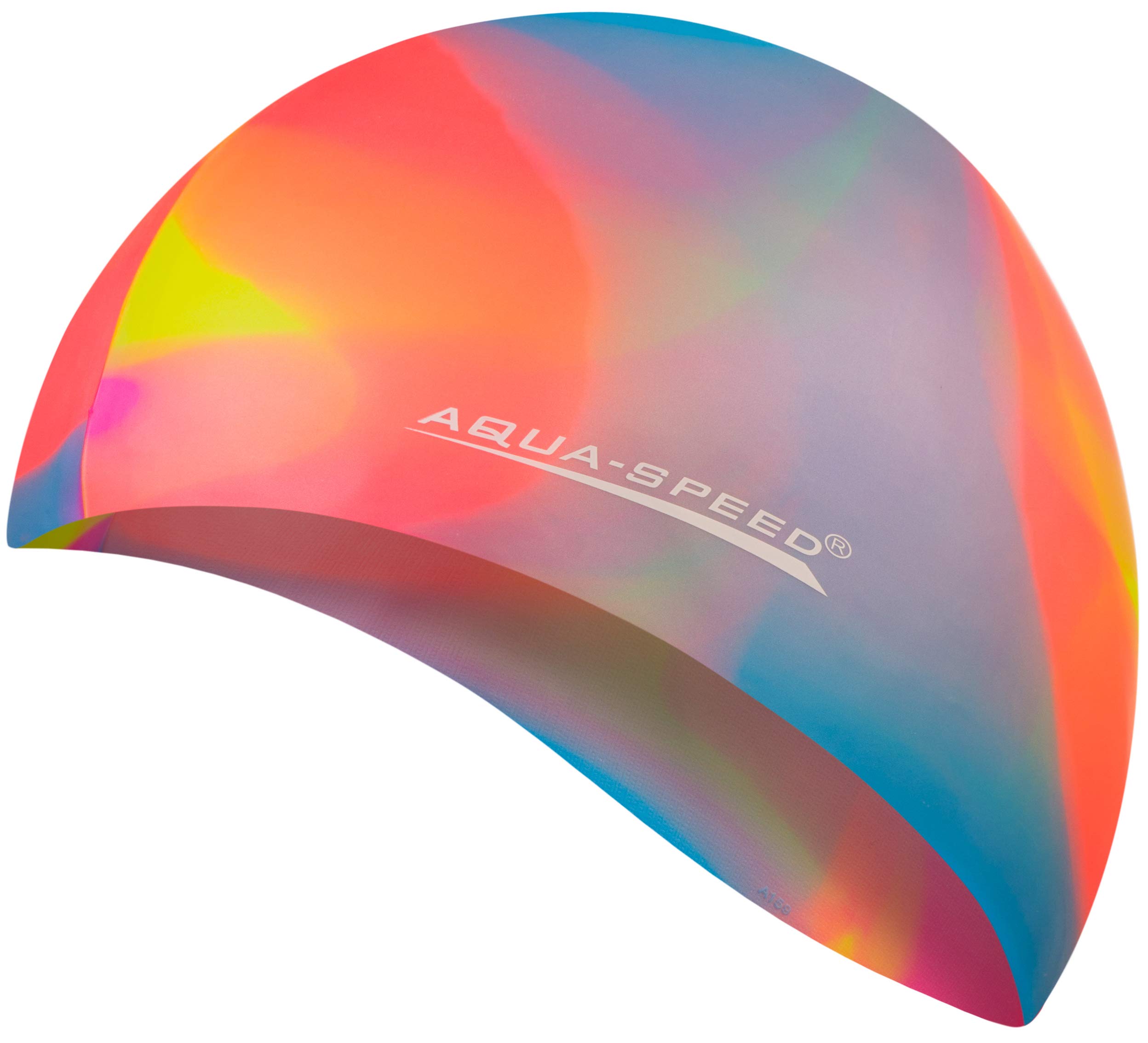 Aqua Speed BUNT Colourful swim cap + microfibre towel | adult | child | swimming cap | silicone | tearproof | waterproof | 06. colourful / 86
