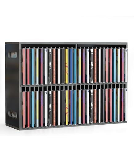 Amazon.com: Black Cd Storage Box, 15.67 x 6.77 x 6.38 Inch Cd Rack