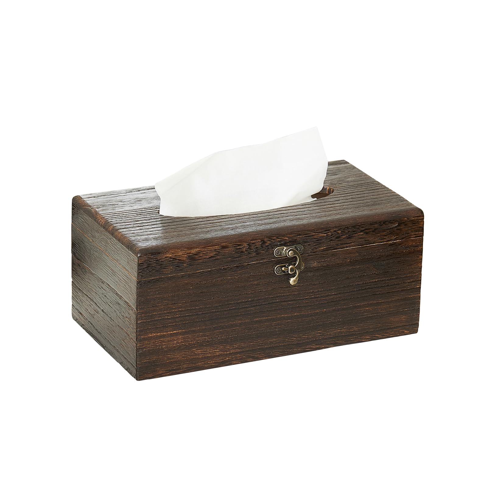 Photo 1 of GZQWDC Rectangular Wood Tissue Box,Decorative Wooden Tissue Box Cover,Tissue Box Holder,Tissue Box for Bathroom&Tabletop