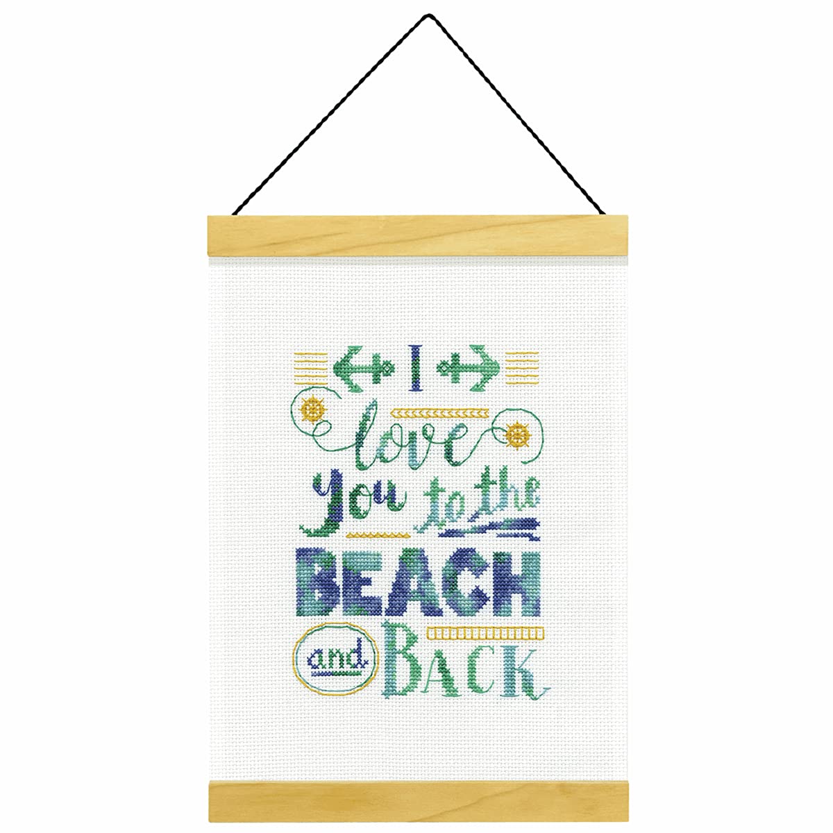 Dimensions Counted Cross Stitch Kit: Banner: Beach and Back, 72-75467