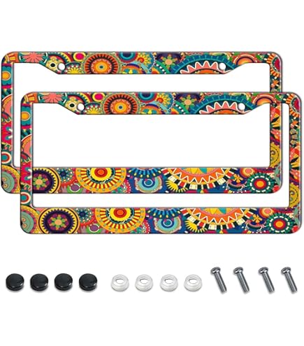 thumbnail interactive-video image 1 of Aazon.co: Black Leopard License Plate Frae,Grey Leopard License... 1 of 10