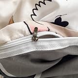 Loussiesd Reversible Duvet Cover Set Double Pug Husky Corgi Bedding view 6