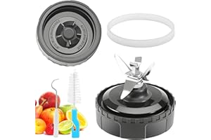 1-pack 5 Fins Extractor Blade Assembly for Ninja Blender Replacement Parts, 3.35in/8.5cm Blender Blade Compatible with Ninja 