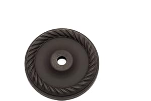 RK International RKI Oil Rubbed Bronze R.K. International BP 7820 RB Rope Single Hole Backplate