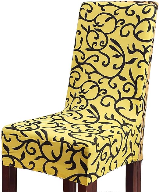 Amazon.de: JHLD Stretch Stuhlhussen, Universal Stuhlüberzug Blumendruck