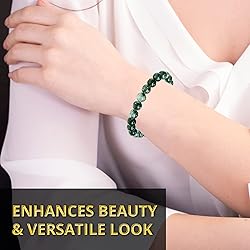 Ruby Zoisite Crystal Bead Bracelet – Healing