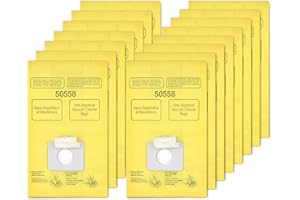 PETOX Vacuum Cleaner Bags Replacement for Kenmore Canister Type C/Q 5055, 50557, 50558 and Pana·sonic Type C-5 Vacuums, 15 Pack High-Efficiency Replacement Canister Vacuum Bags