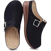 ZEGFUKQZ Clogs for Women Mules Shoes - Slip On Womens Comfortable Slides Closed Toe Walking Platform Sandals