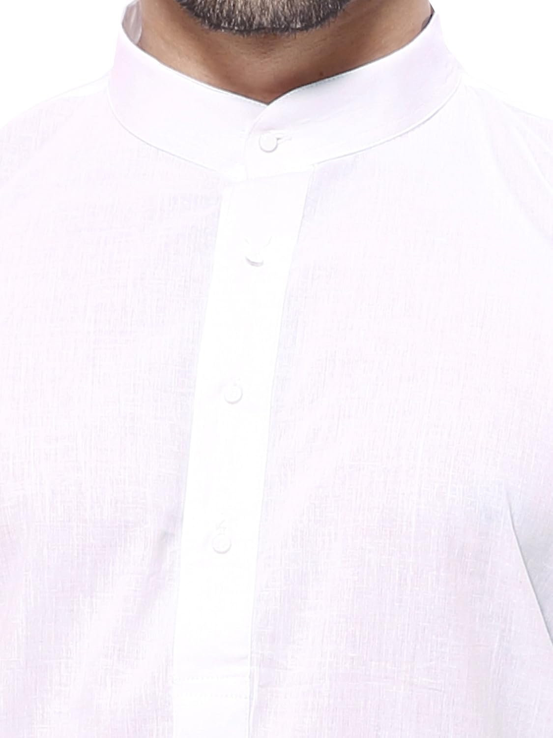 rg designers men's cotton plain white a kurta pyjama