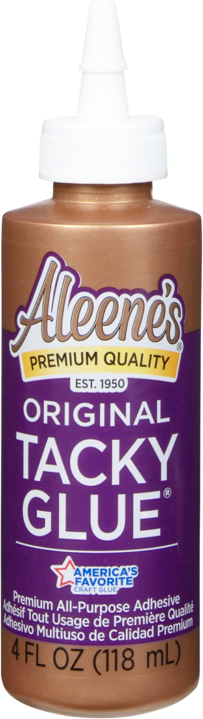 Aleene's Premium 4oz Original Tacky Craft Glue - Non Toxic & Versatile